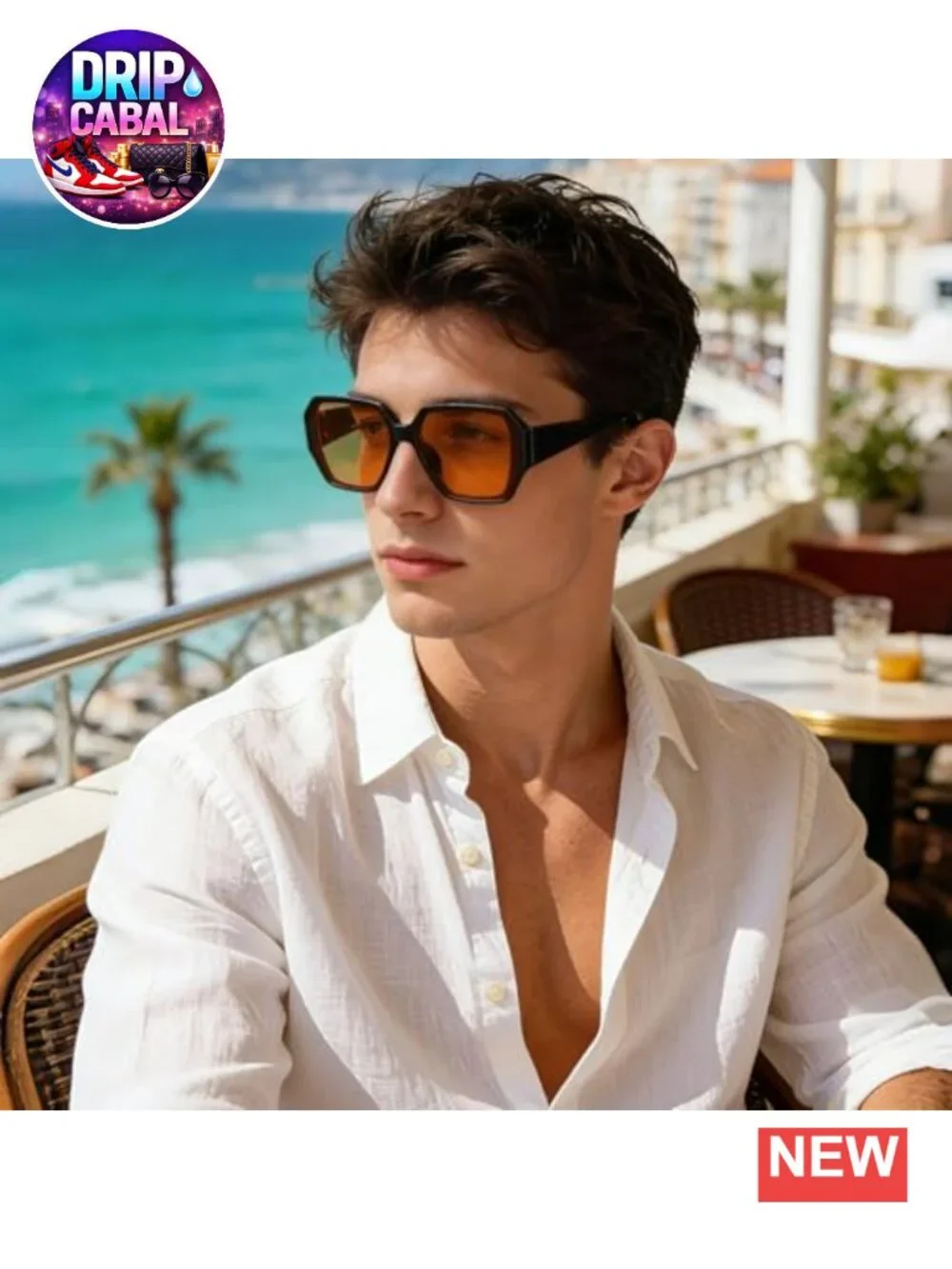 Oversized Square Sunglasses for Women Trendy Fashion UV400 Protection